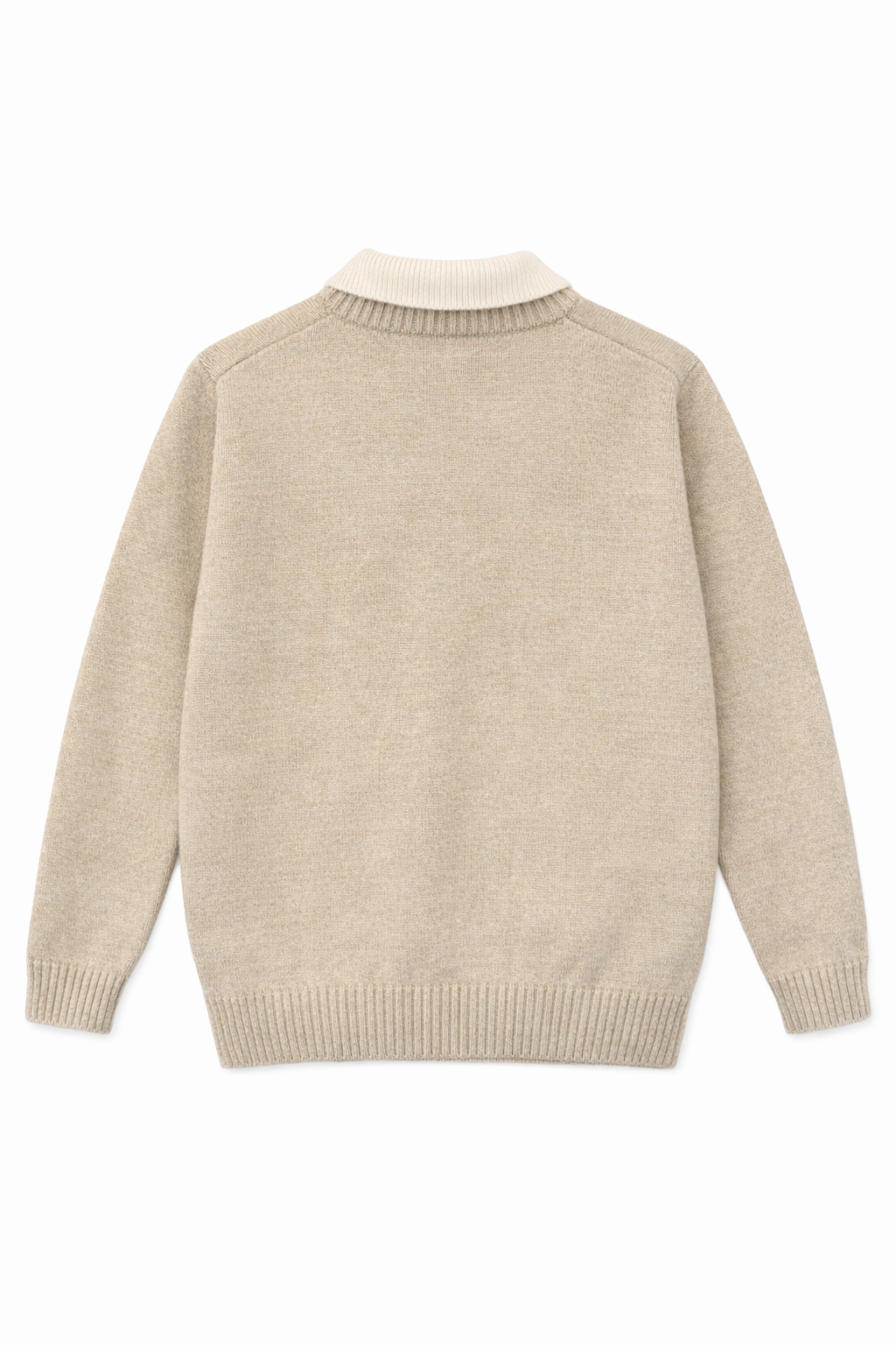 Men's Ribbed Hem Long Sleeve Sweater