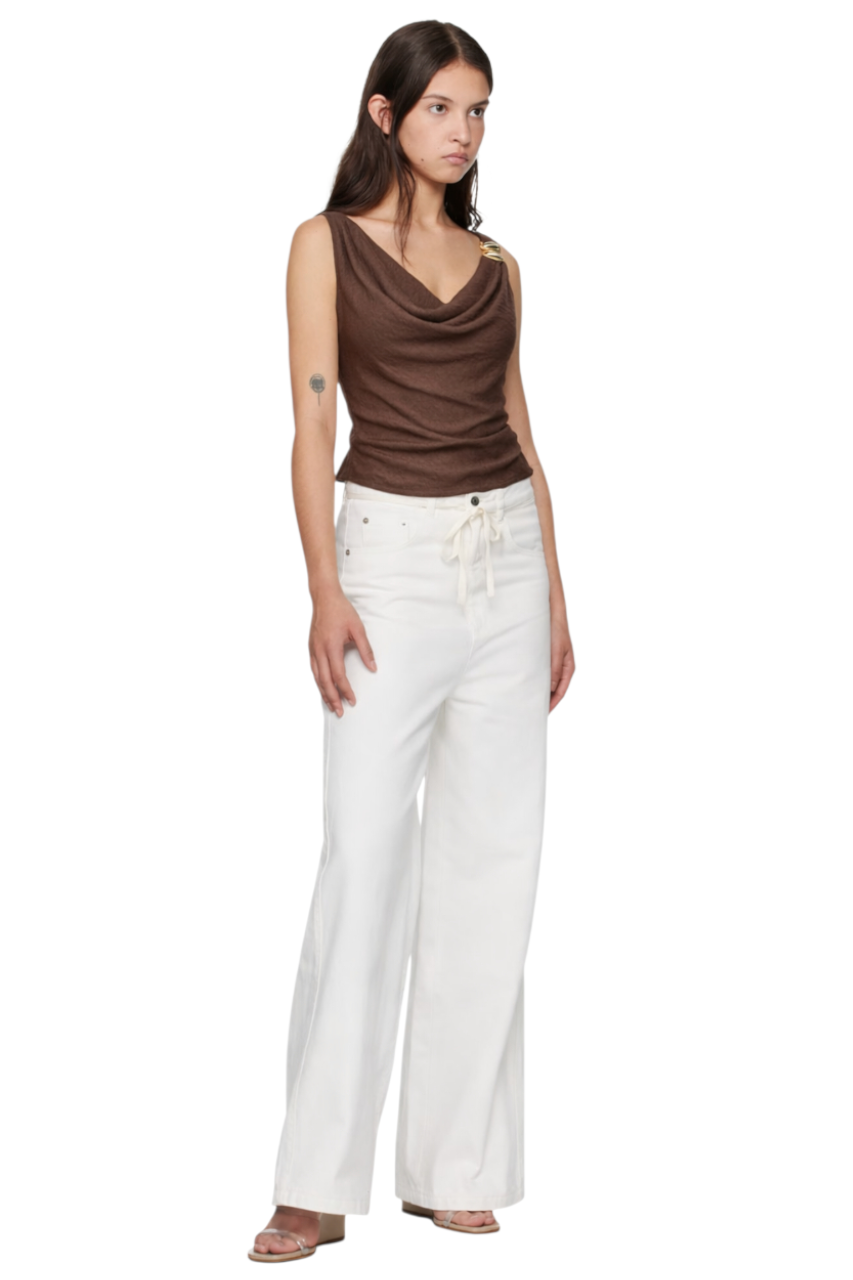 Cowl Neck Sleeveless Tank