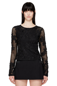 Tied Back Long Sleeve Blouse