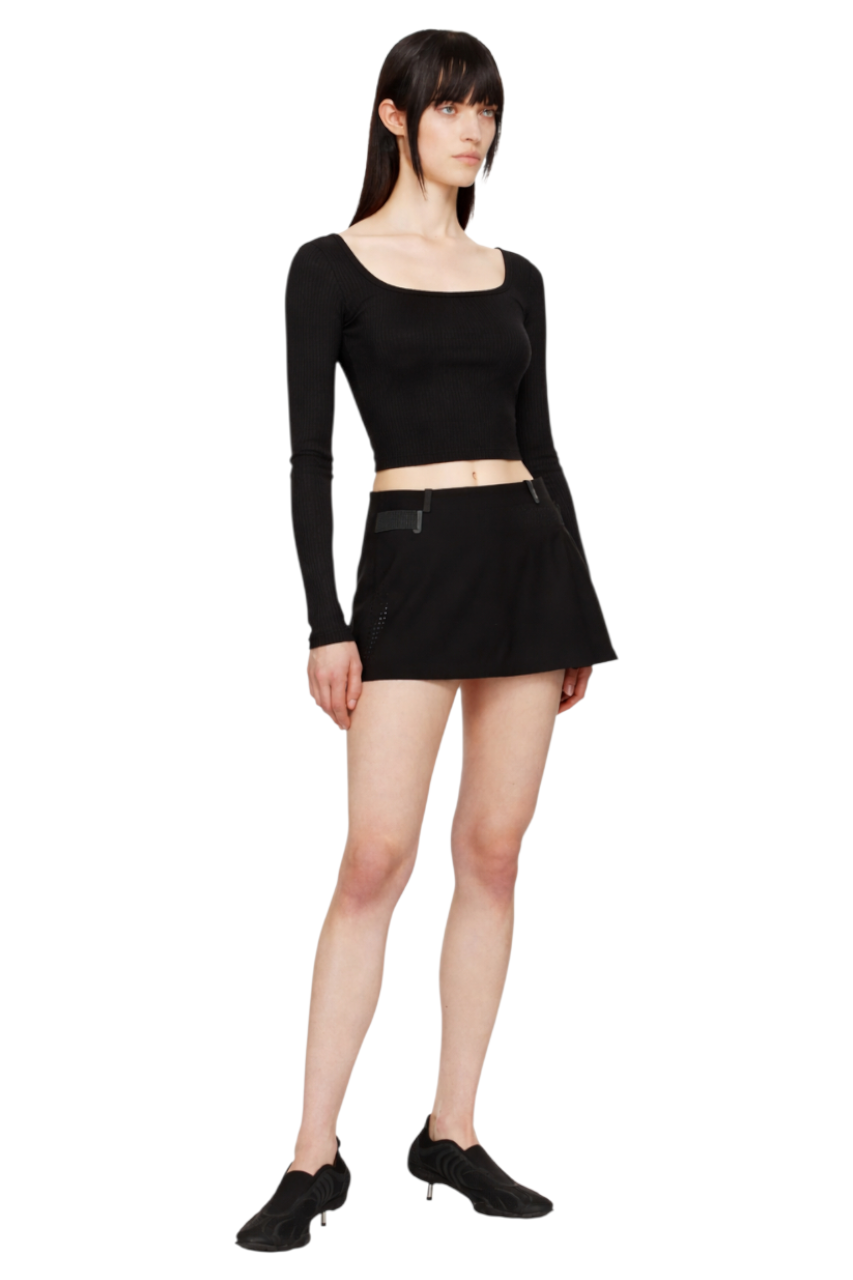 Scoop Neck Long Sleeve T-Shirt