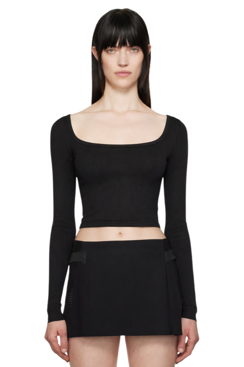 Scoop Neck Long Sleeve T-Shirt