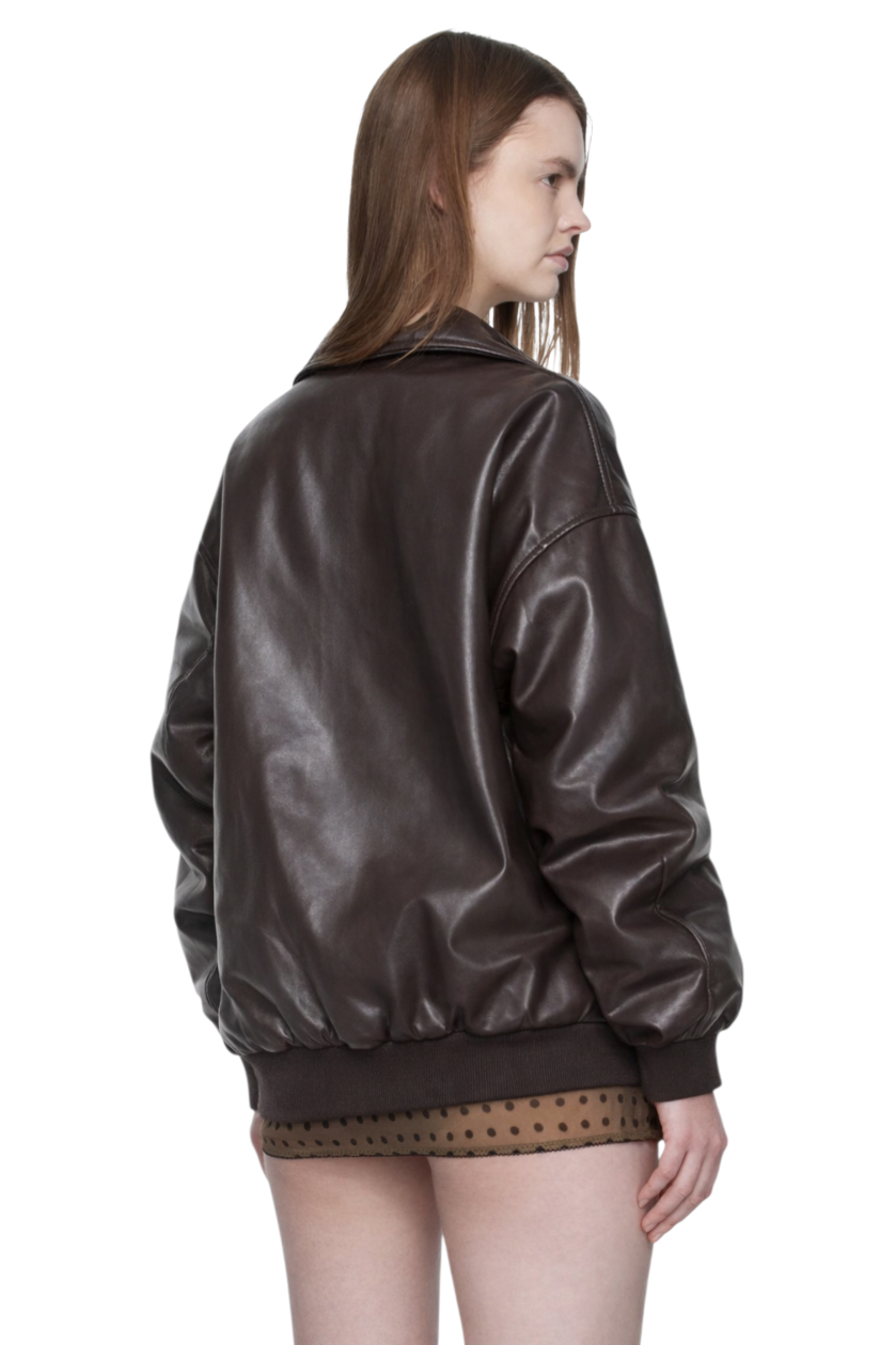 Zip Up Dropped Shoulder Jacket