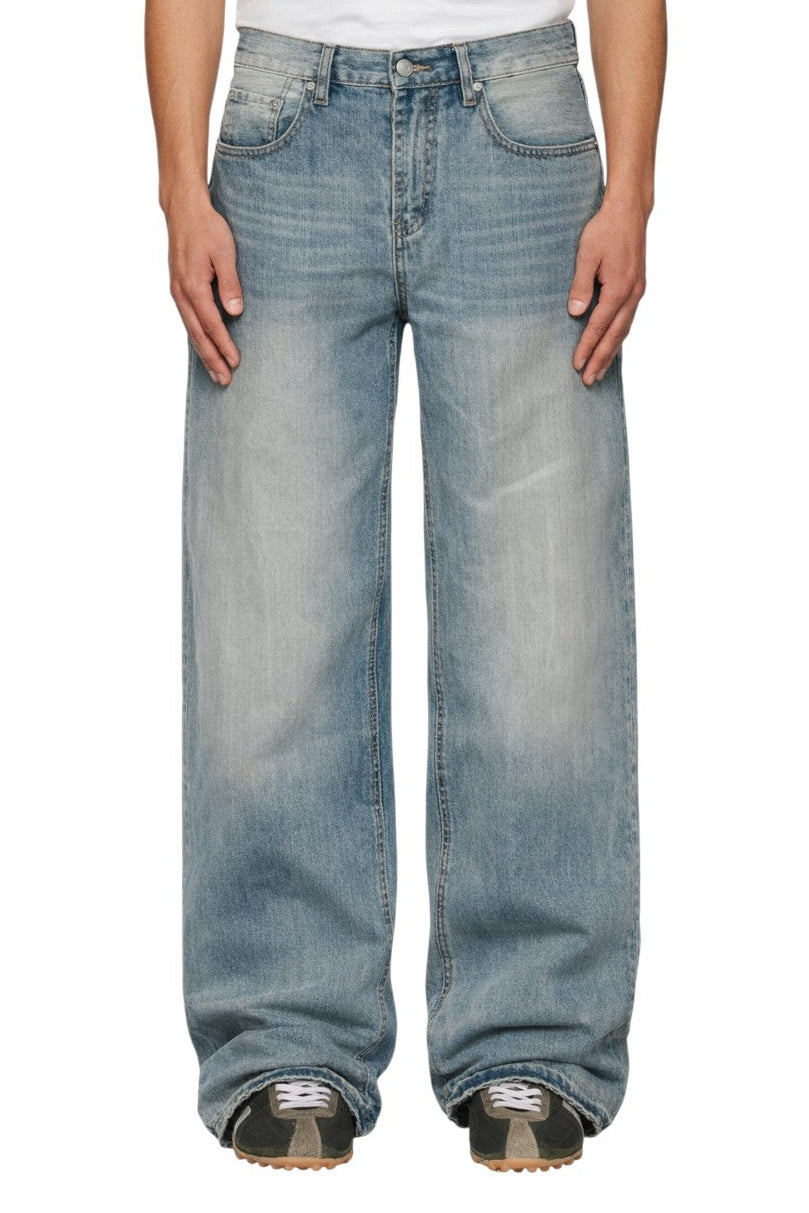 Men's Wide Leg Relaxed Fit Jeans