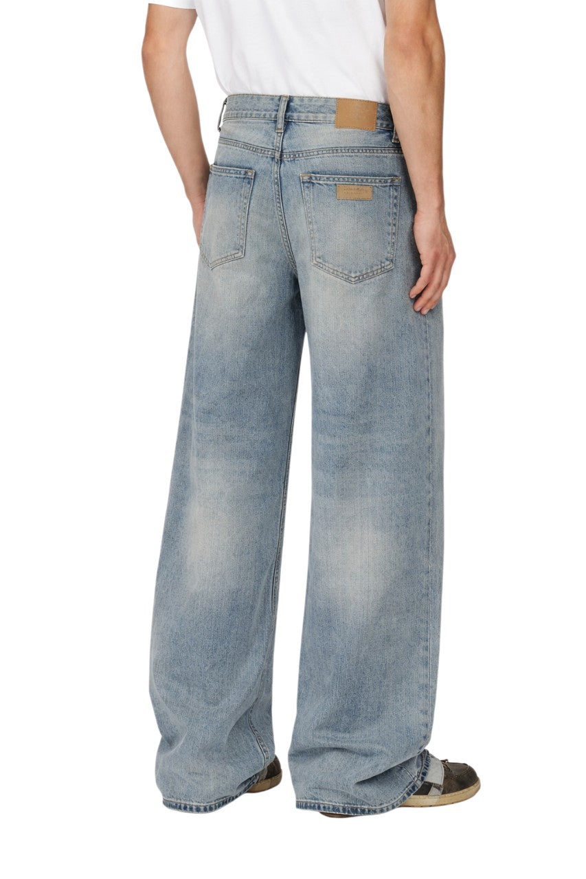 Men's Wide Leg Relaxed Fit Jeans