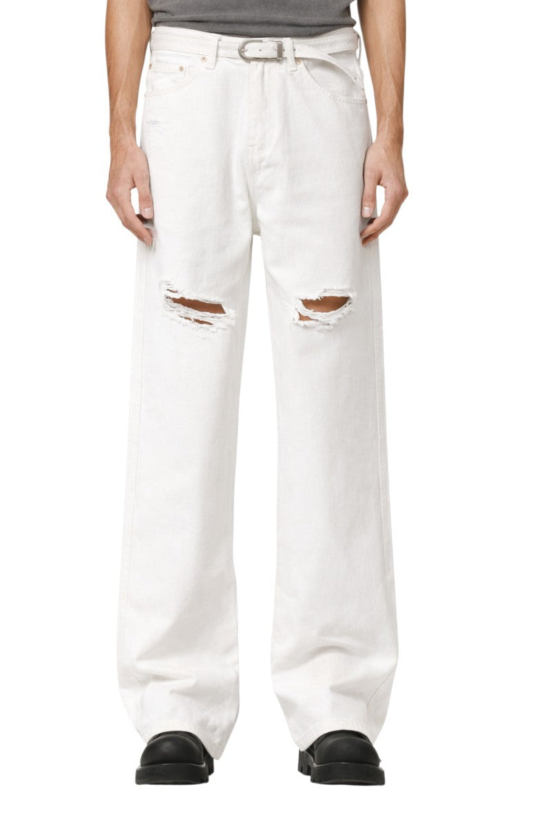 Men's Full Size Distressed Ripped Wide Leg Jeans