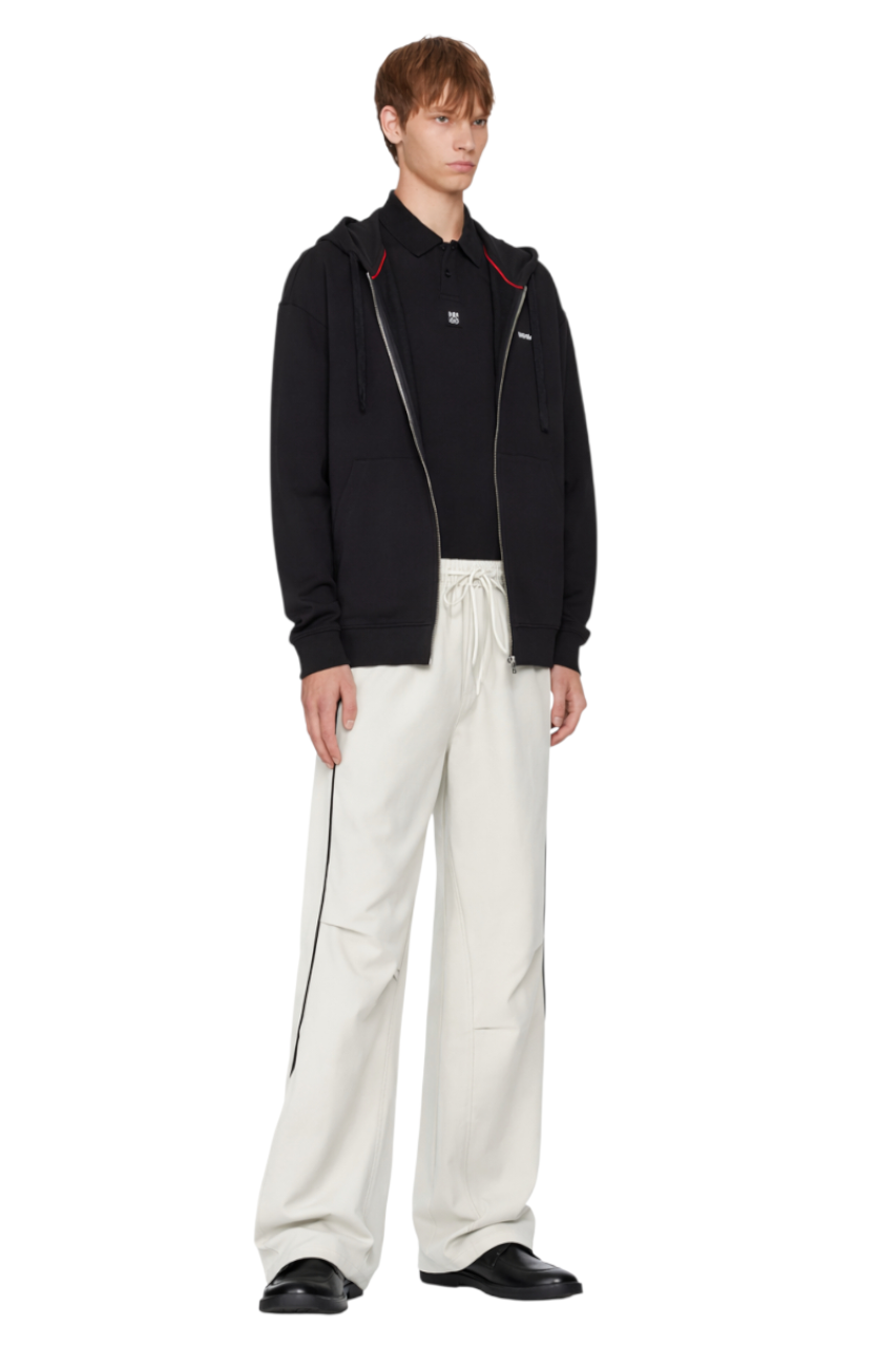 Men's Stripe Wide Leg Cargo Pants