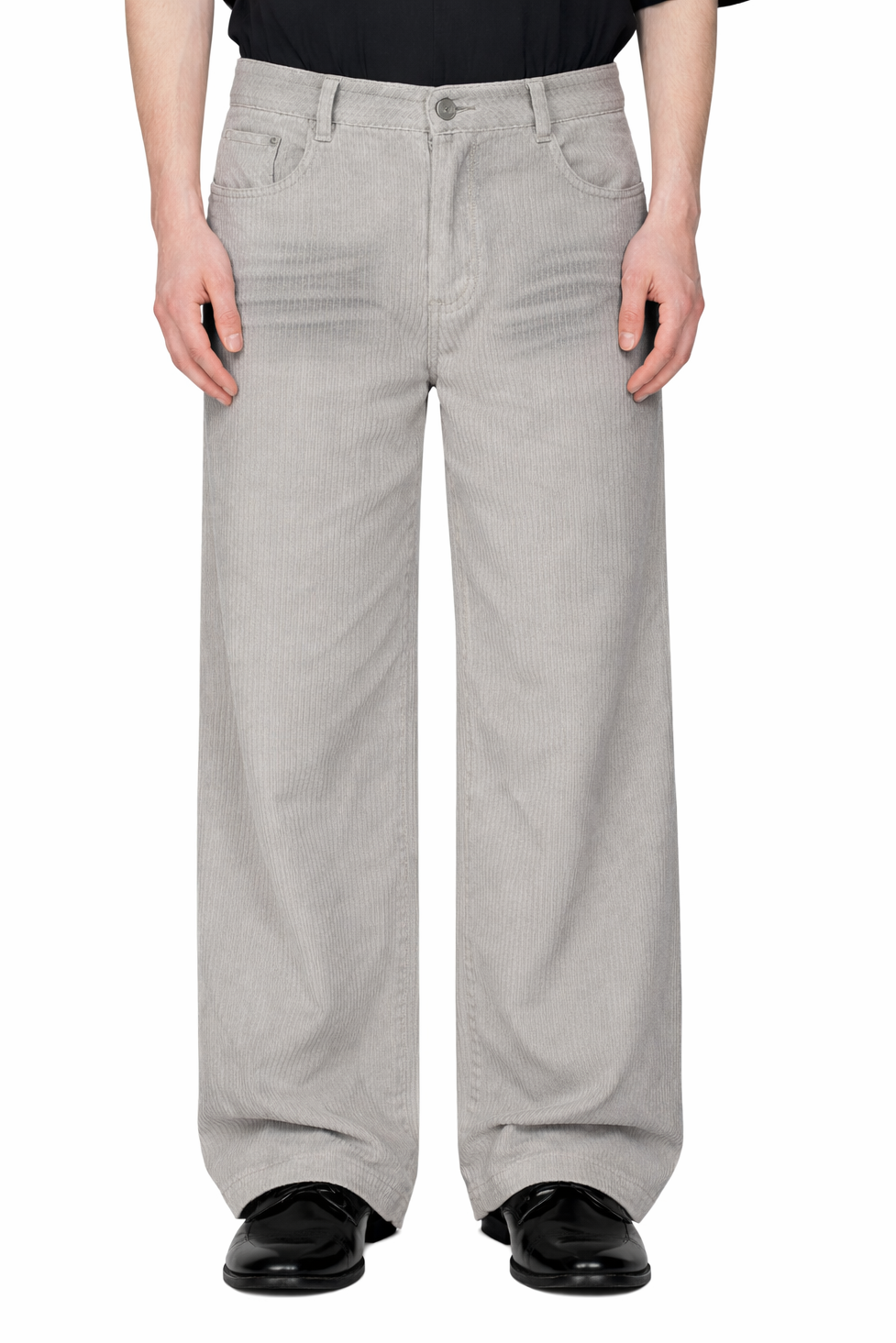 Men's Wide Leg Corduroy Comfort Pants