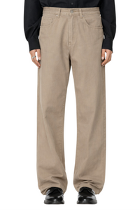 Men's Washed Wide-Leg Cargo Pants