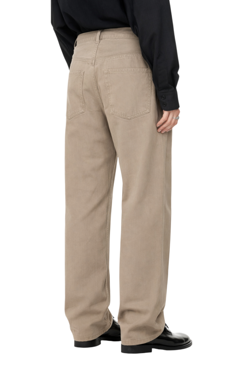 Men's Washed Wide-Leg Cargo Pants