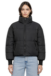Zip Up Turtleneck Long Sleeve Puffer Jacket