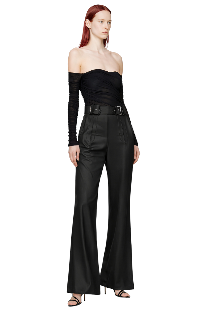 High Waist Wide Flare Pants