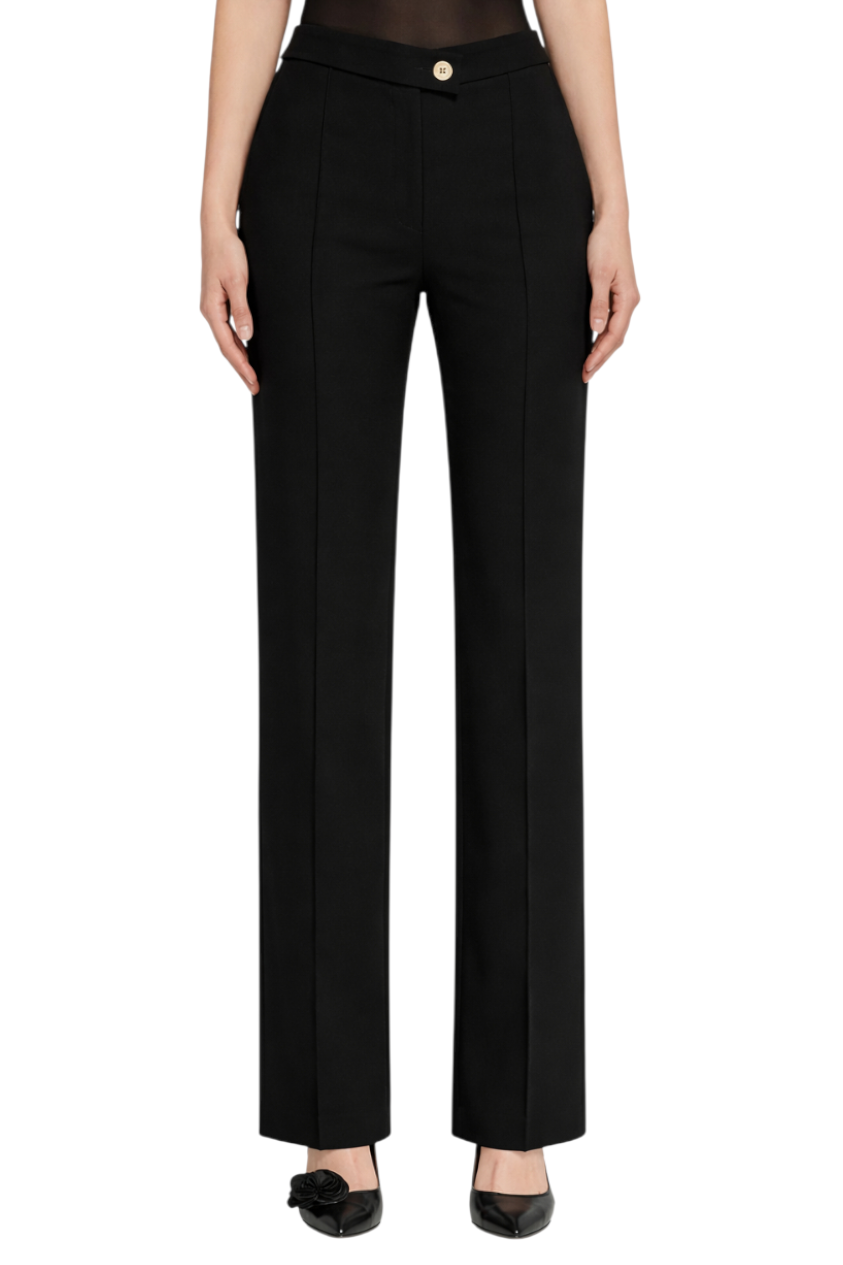 High Waist Straight Pants