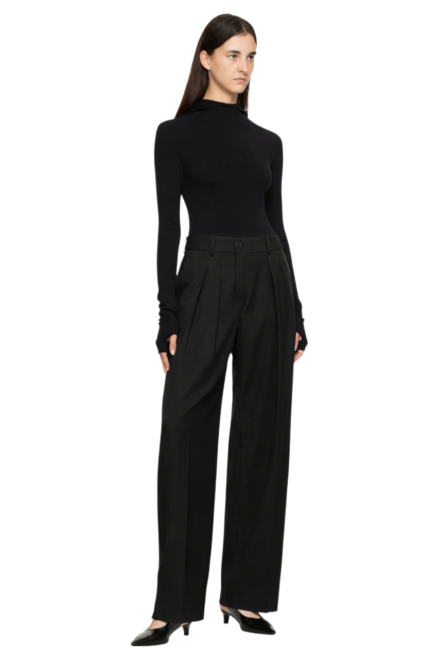 High-Waisted Wide-Leg Pants