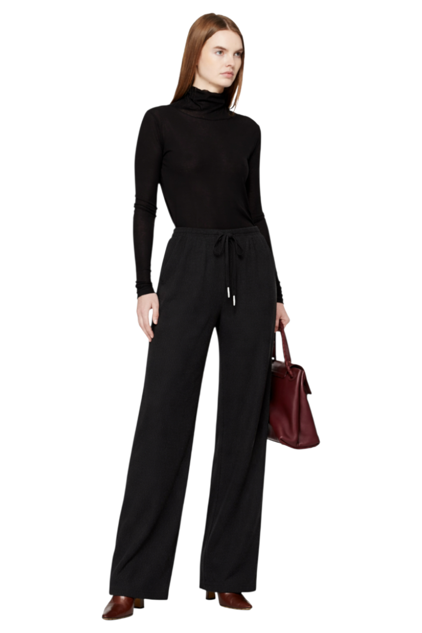 Relaxed Fit Wide Leg Pants