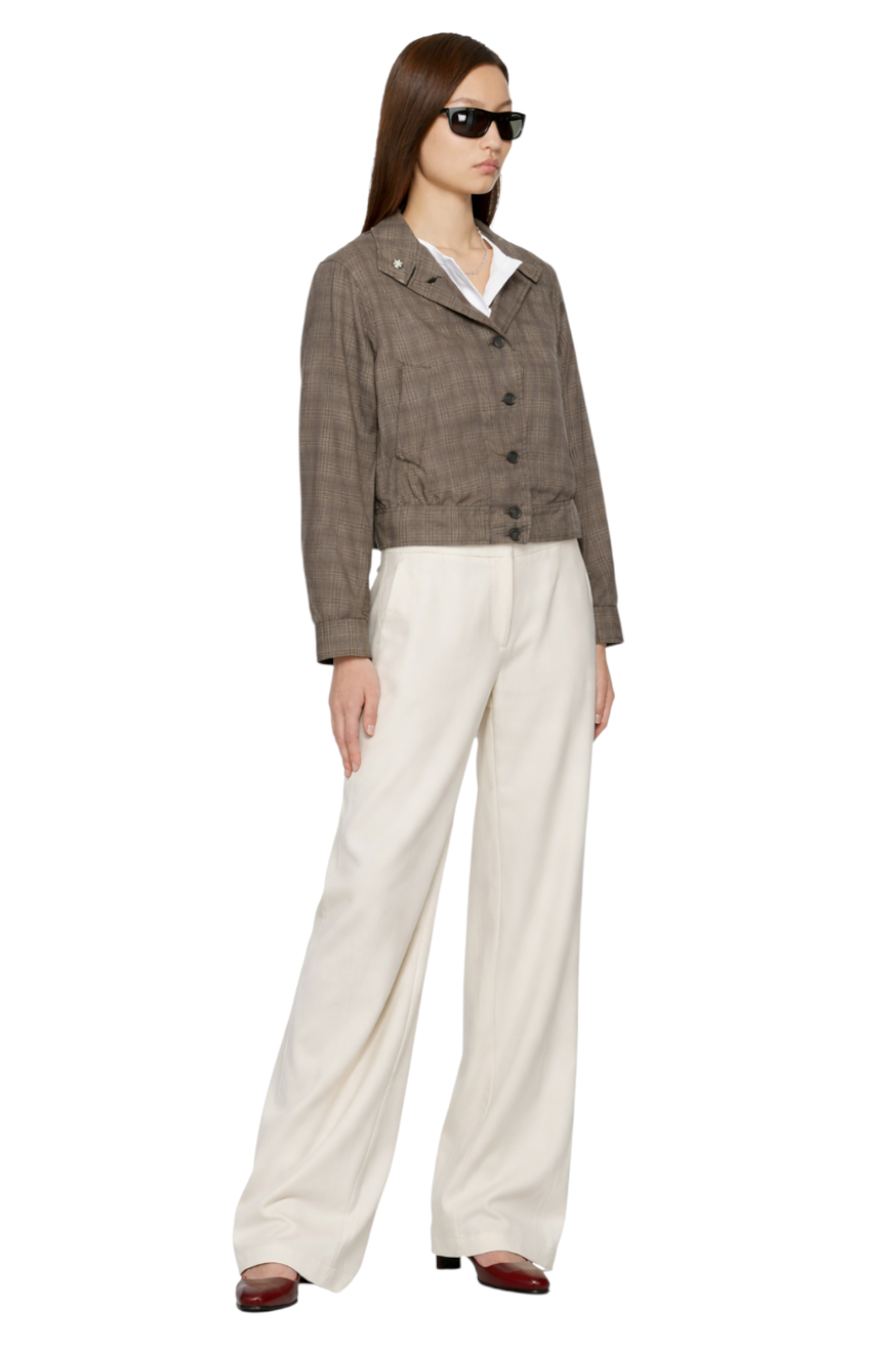 Wide Leg Pleated Pants