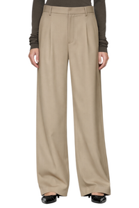 Wide Leg Pleated Pants