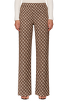 Plaid High-Waisted Wide Leg Pants