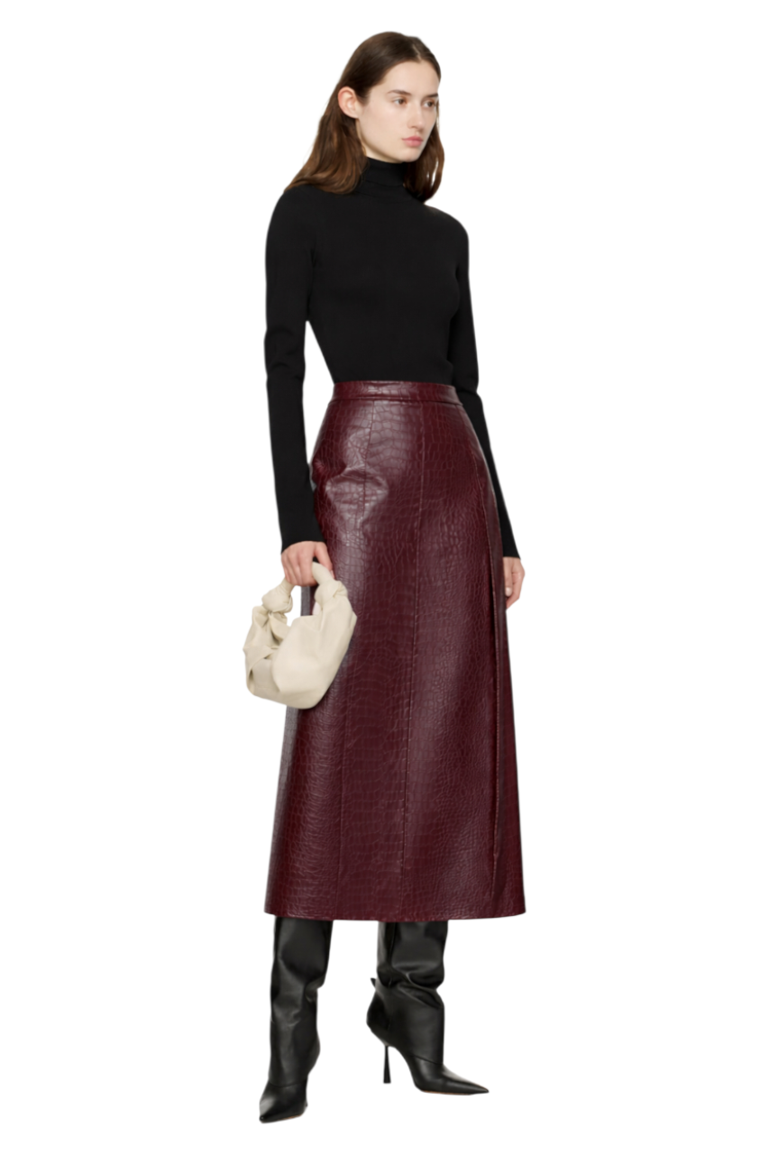 High Waist Midi Skirt