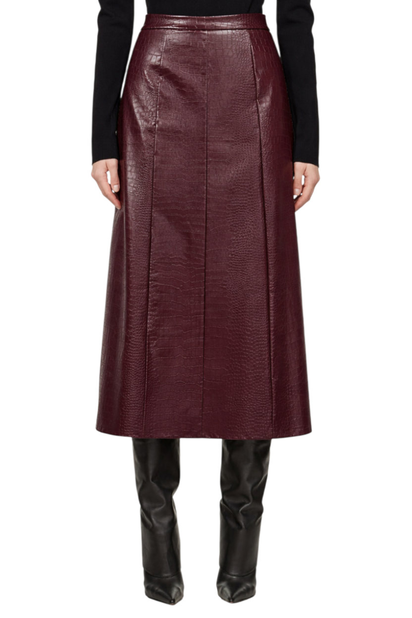 High Waist Midi Skirt