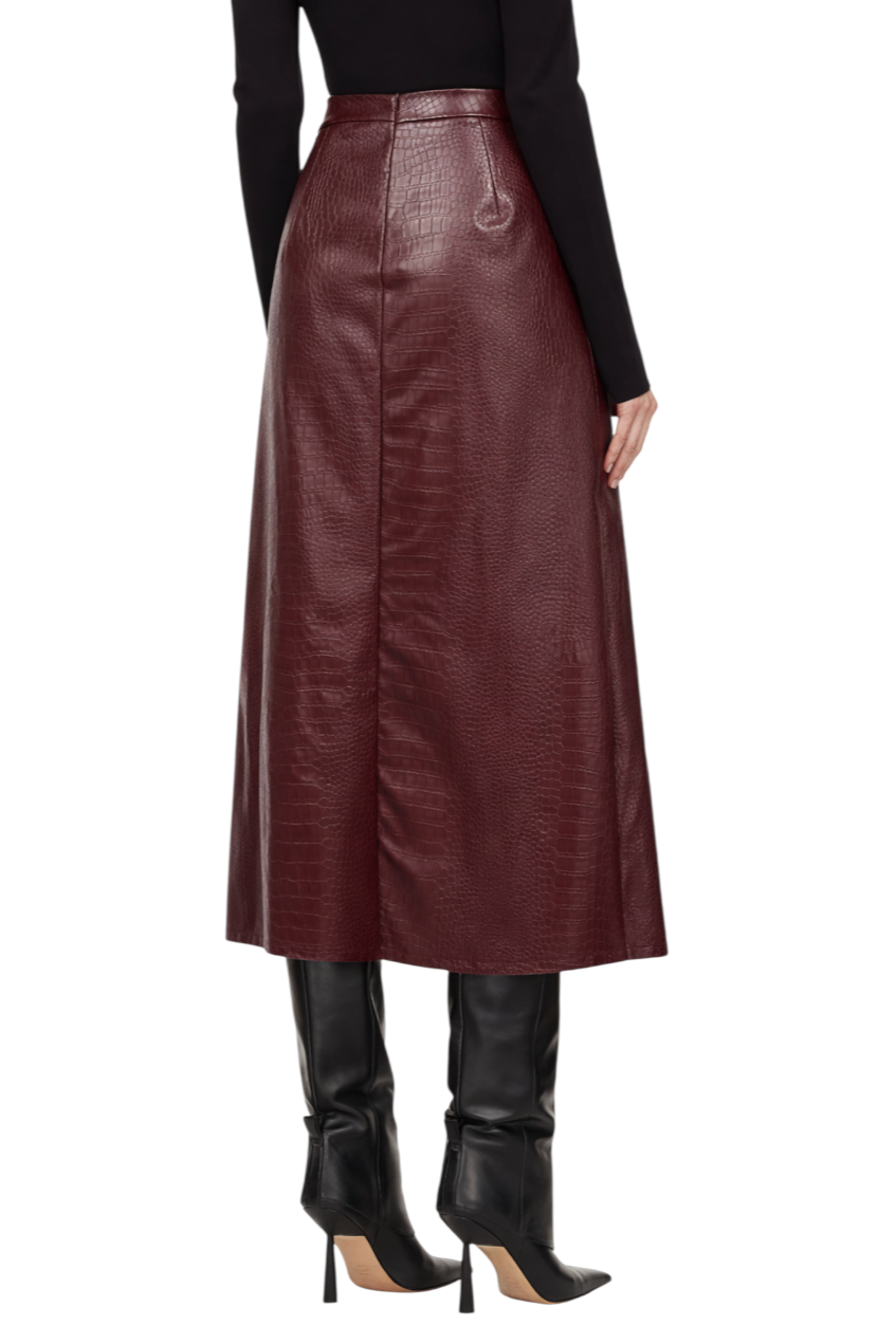 High Waist Midi Skirt