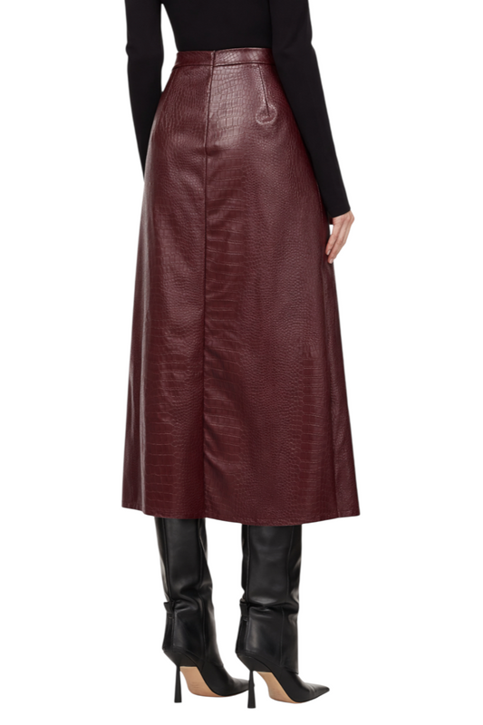 High Waist Midi Skirt