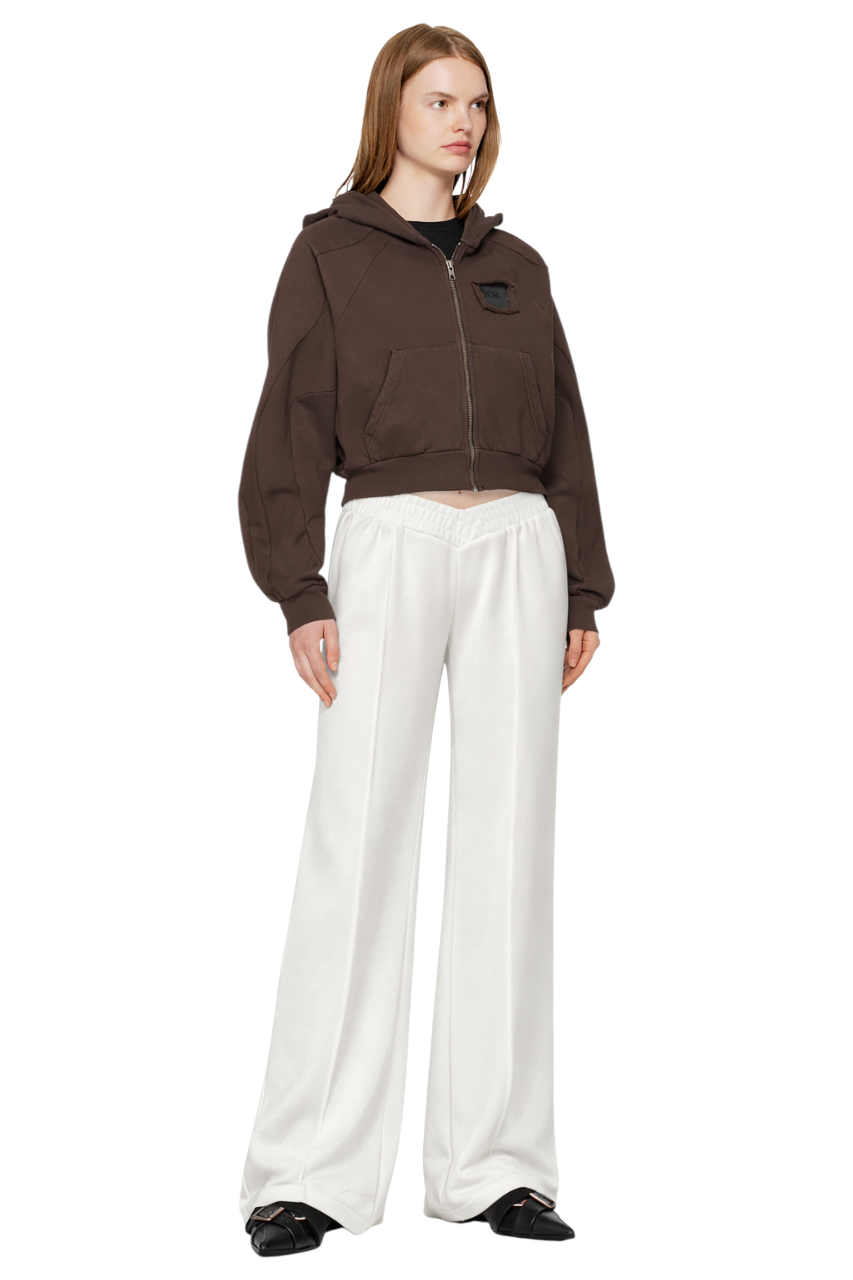 Elastic Waist Wide Leg Pants