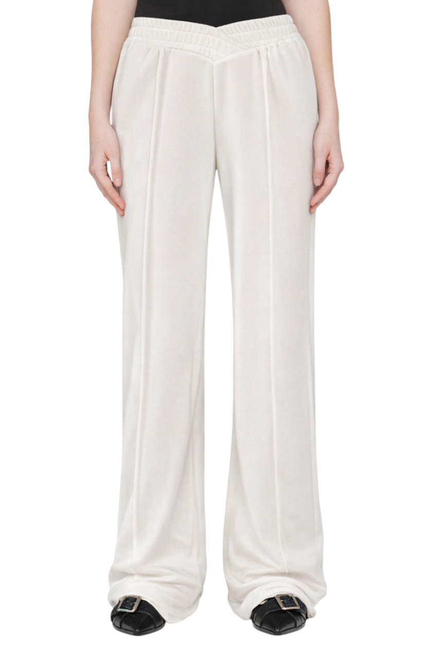 Elastic Waist Wide Leg Pants