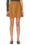 Buttoned Mini Skirt