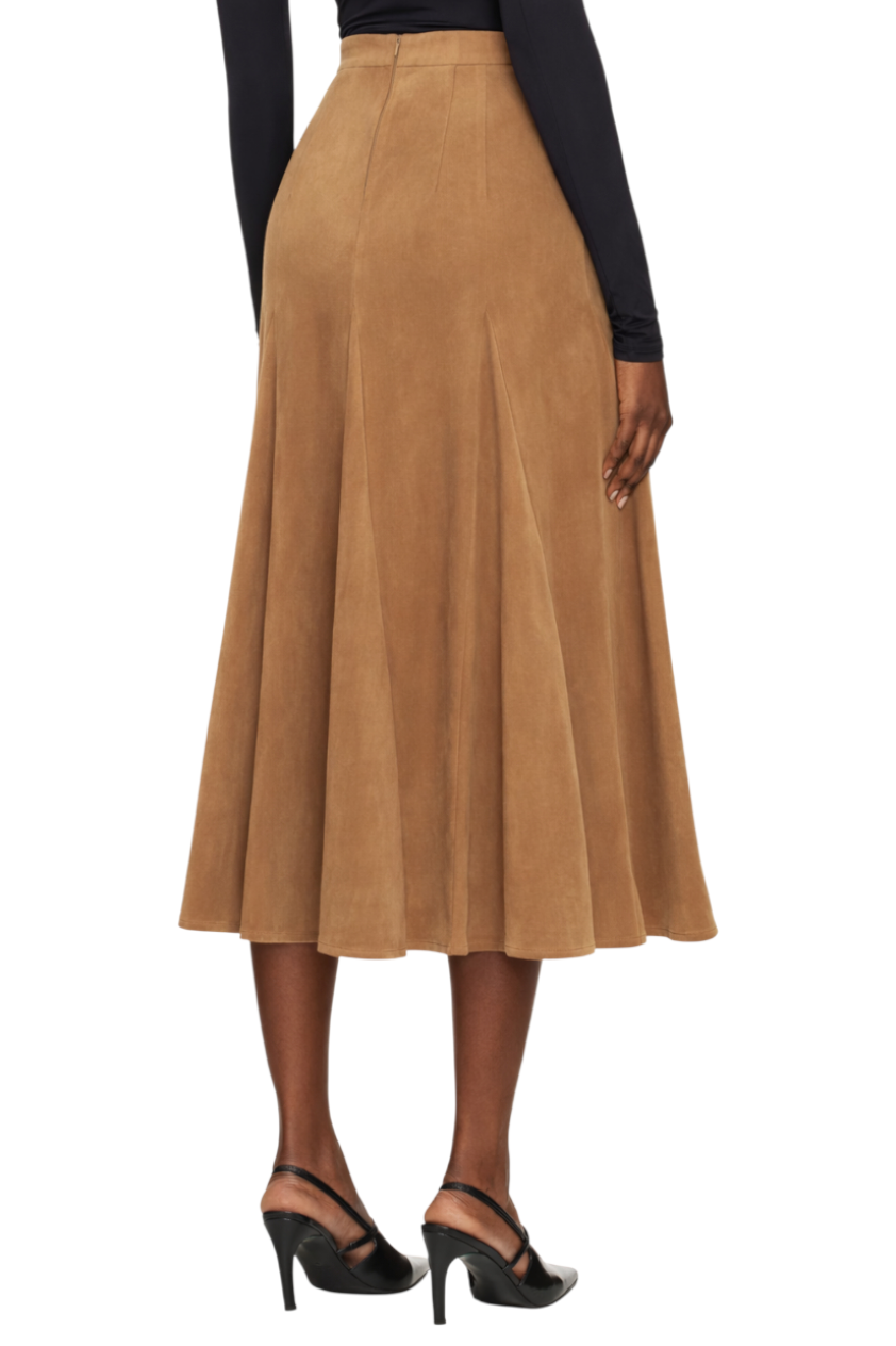 Flowy A-Line Midi Skirt