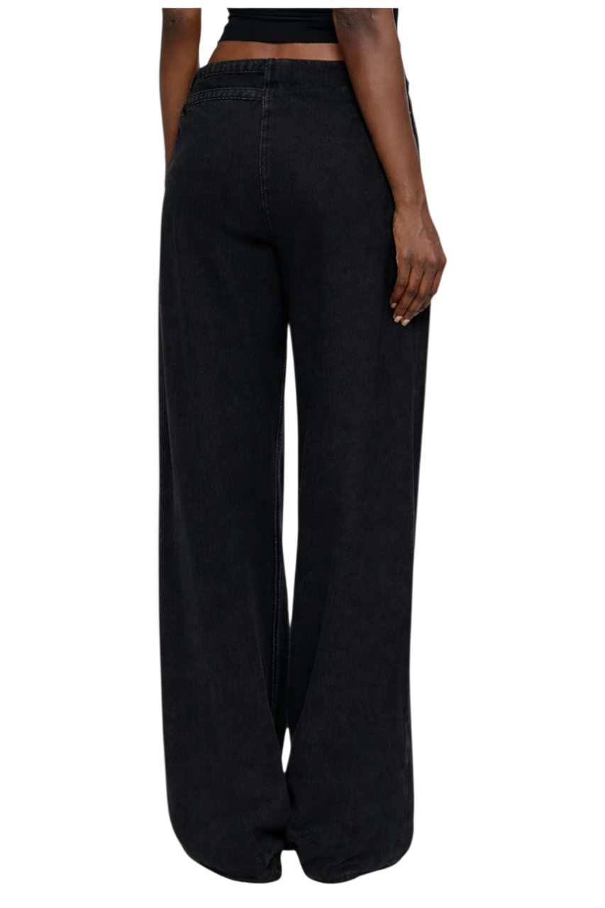 Wide Leg Jeans with Pockets