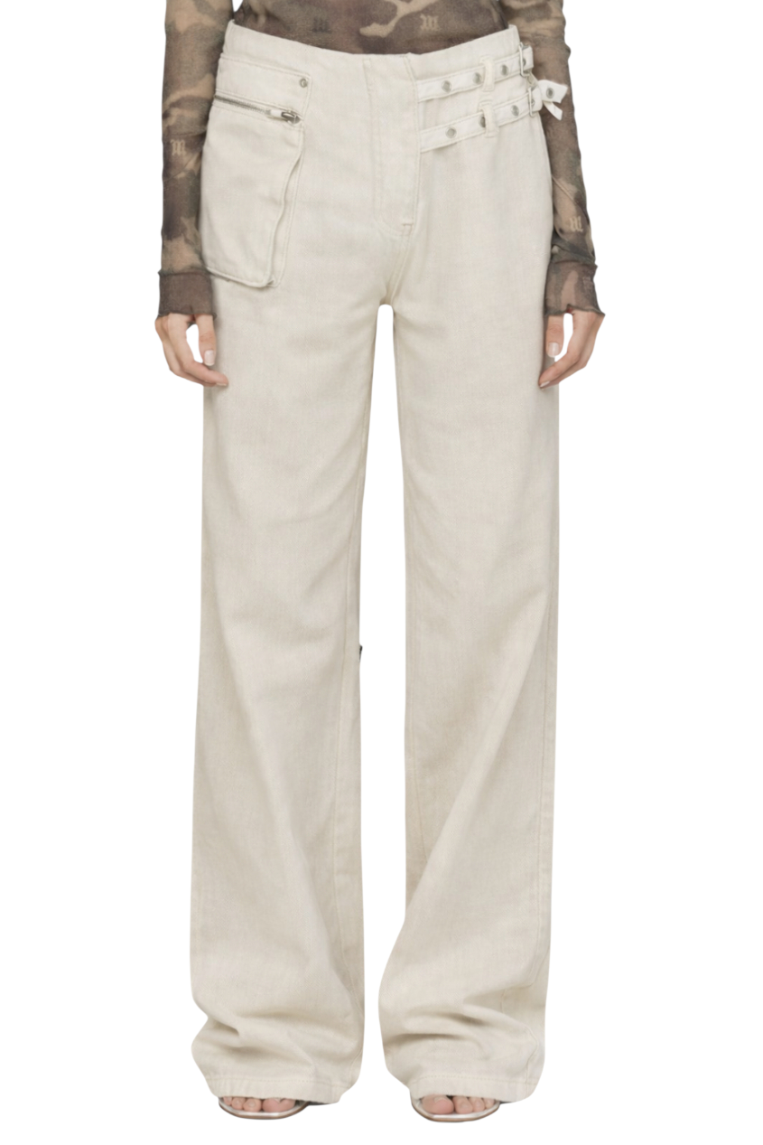 Wide Leg Jeans with Pockets