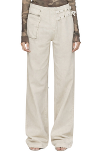 Wide Leg Jeans with Pockets