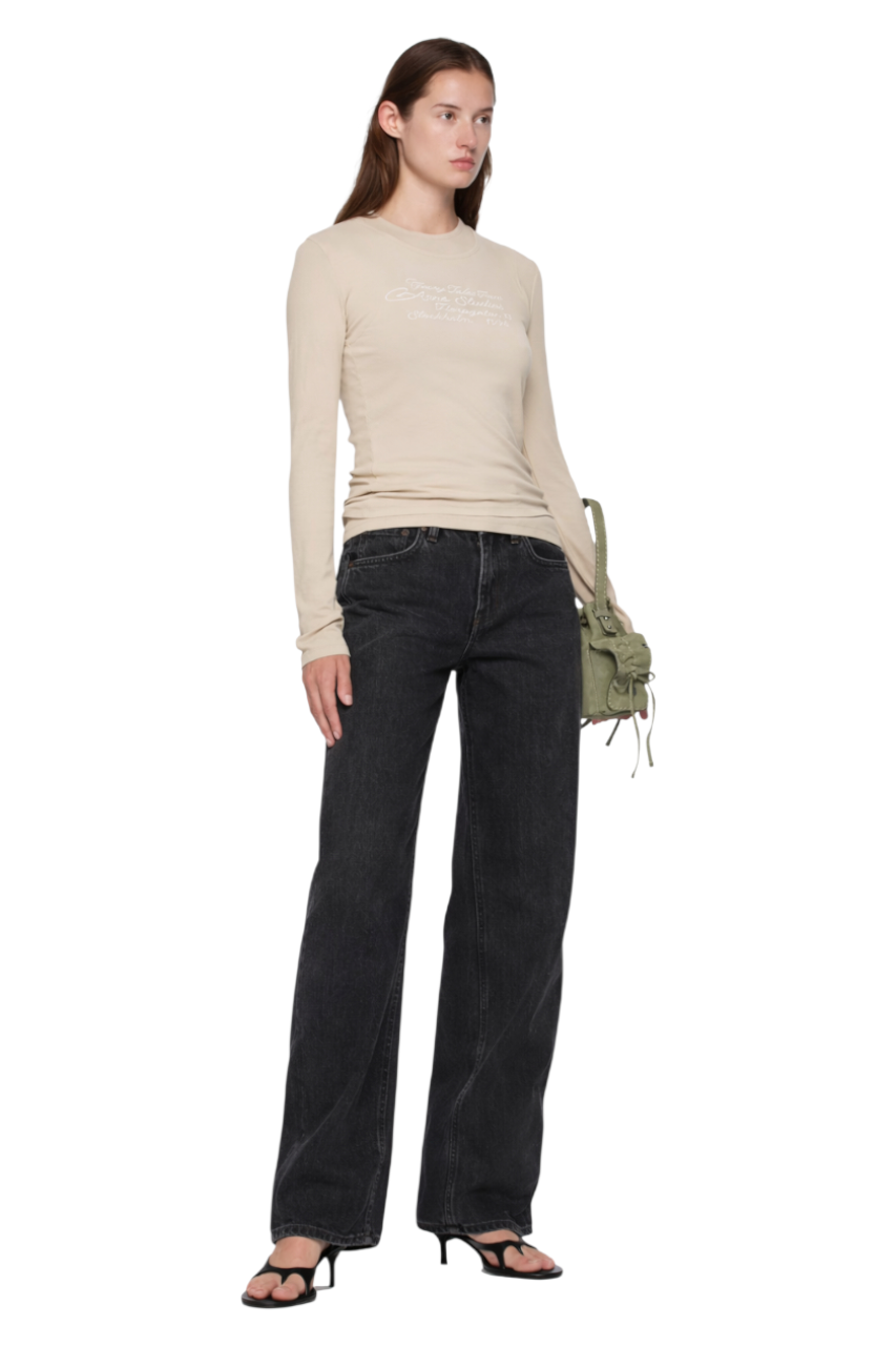 Wide Leg Jeans with Pockets