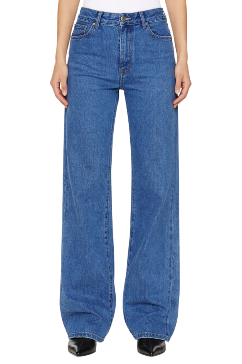 Wide Leg Jeans with Pockets