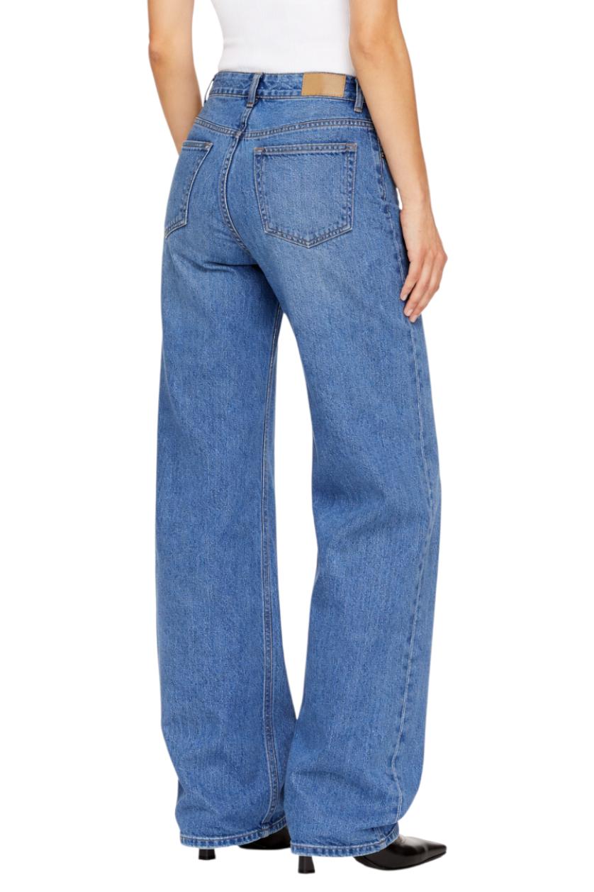 Wide Leg Jeans with Pockets