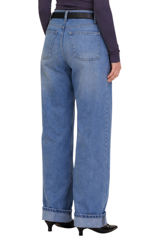 Washed Wide Leg Jeans