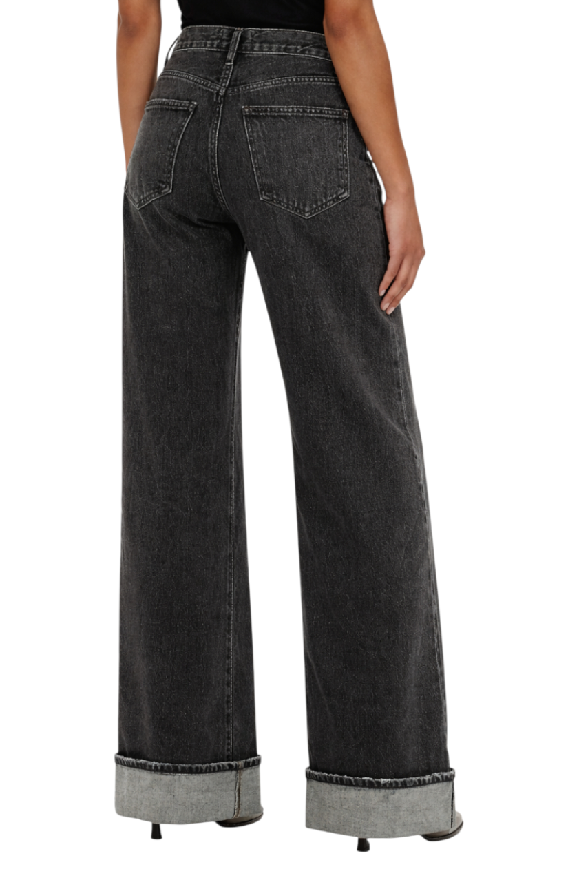 Cuffed Jeans with Pockets