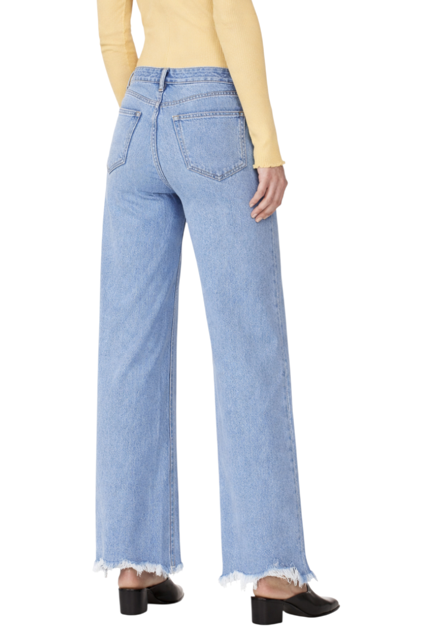 Raw Hem Loose Fit Jeans