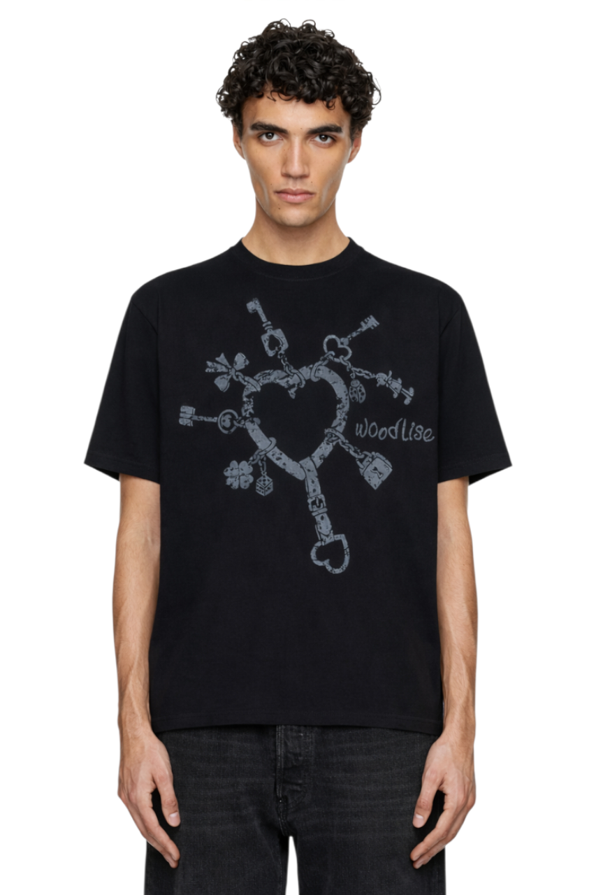 Men's Graphic Round Neck Short Sleeve T-Shirt