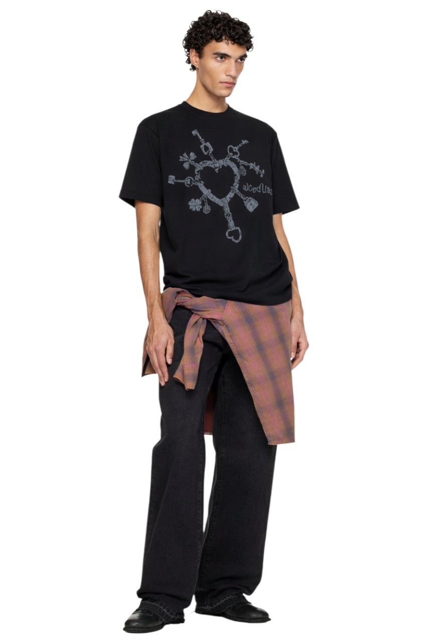 Men's Graphic Round Neck Short Sleeve T-Shirt