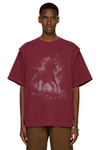 Men's Wash Graphic Round Neck T-Shirt