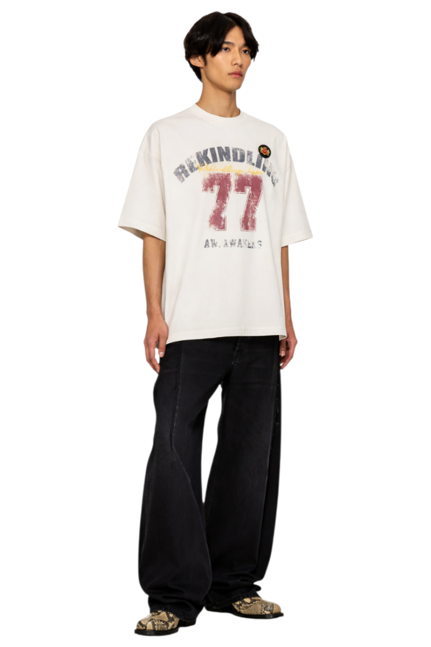 Men's Number 77 Oversized T-Shirt