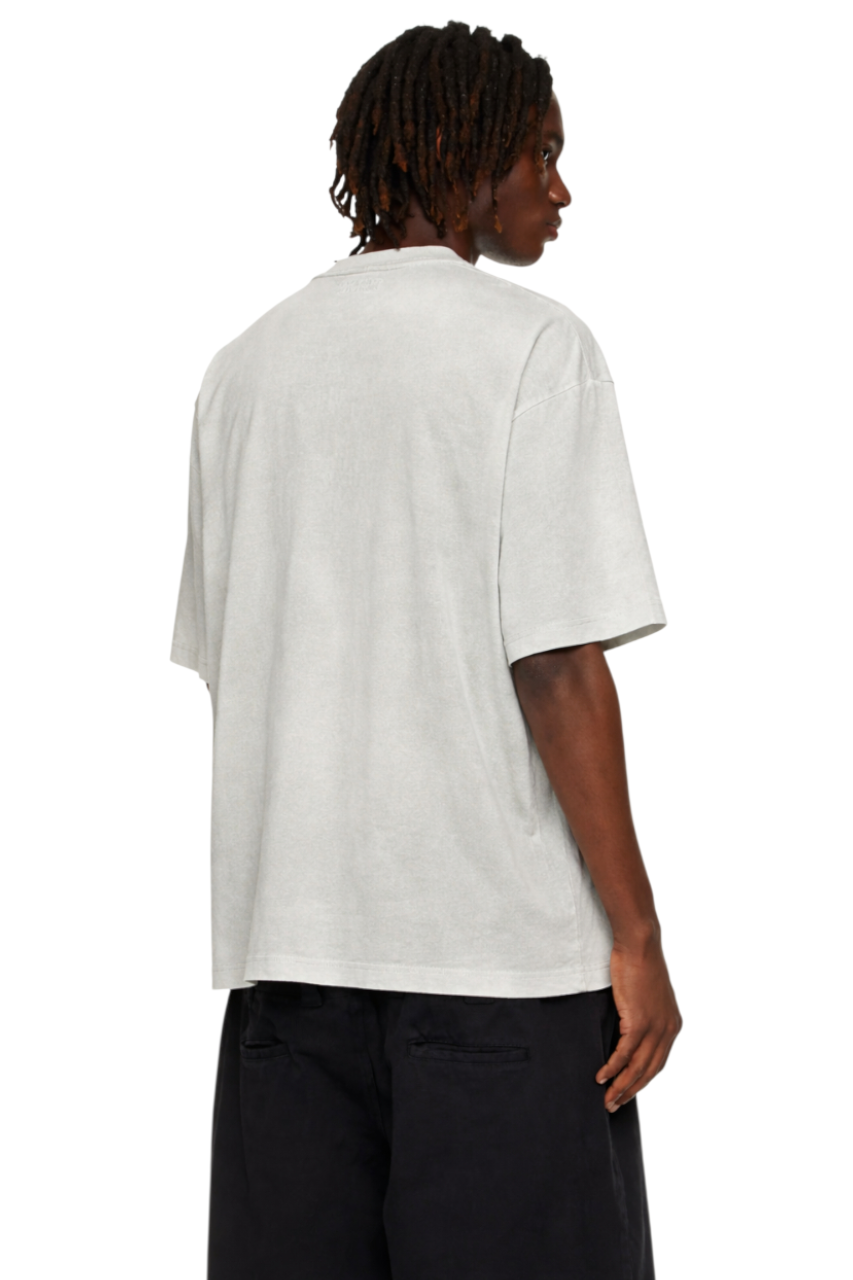 Men's Letter Round Neck Short Sleeve T-Shirt