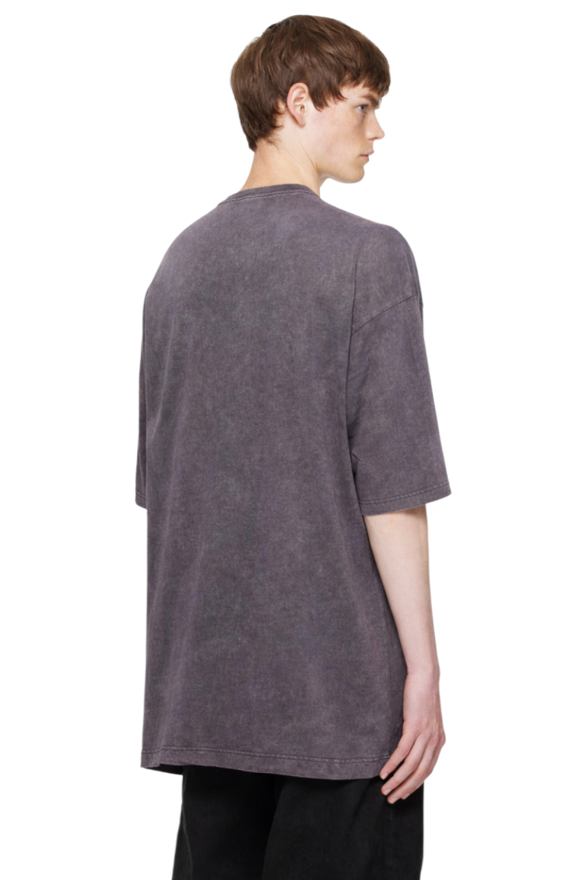Men's Letter Round Neck Short Sleeve T-Shirt