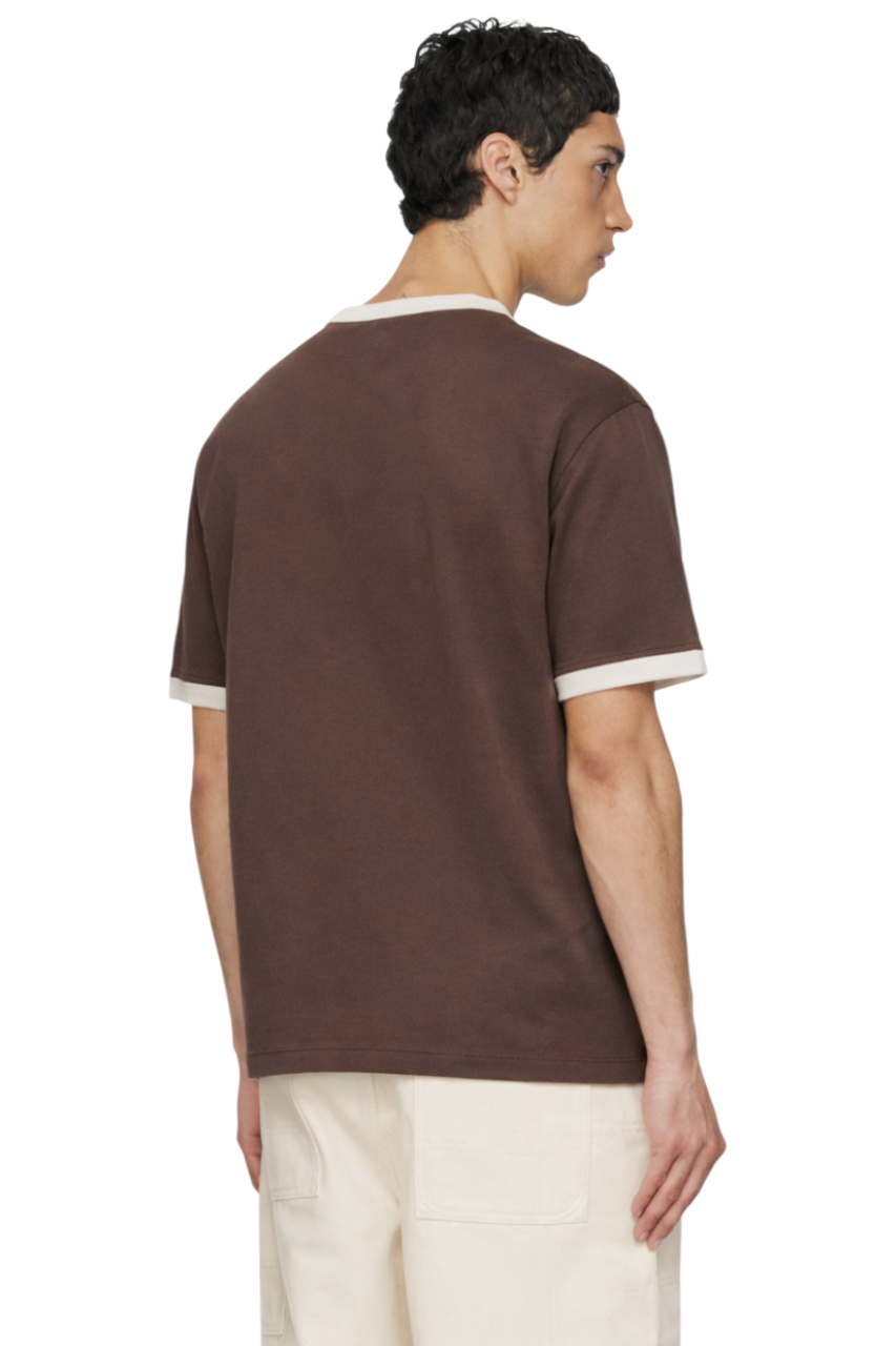 Men's Two-Tone Short Sleeve Graphic T-Shirt