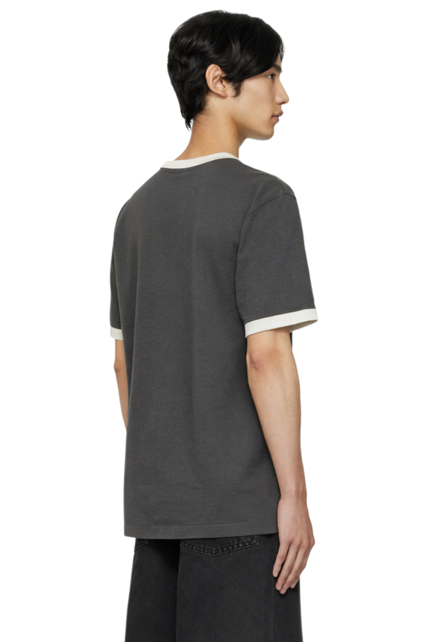 Men's Two-Tone Short Sleeve Graphic T-Shirt