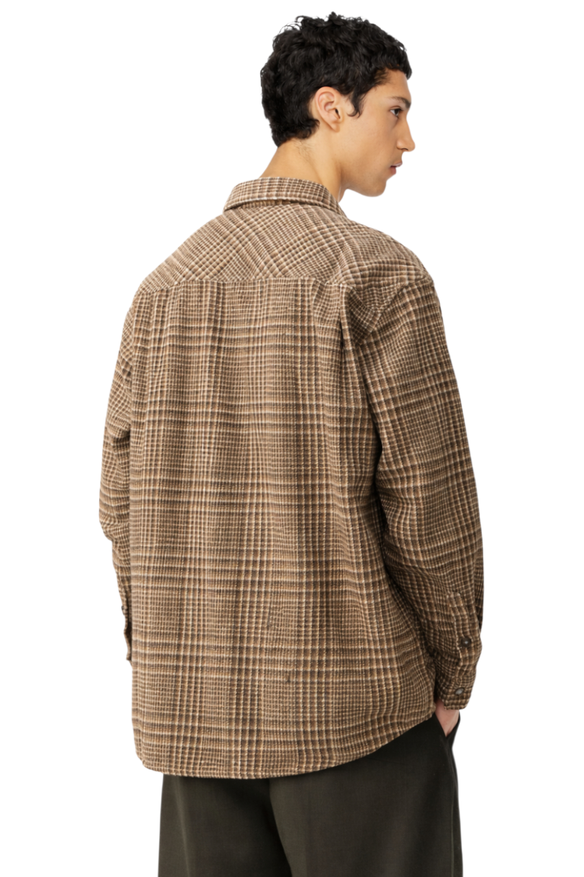 Men's Plaid Button Up Long Sleeve Shirt