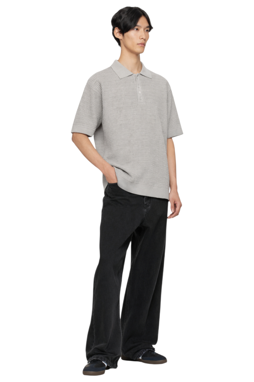 Men's Classic Knitted Short Sleeve Polo