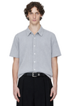 Men's Oversized Short Sleeve Textured Shirt