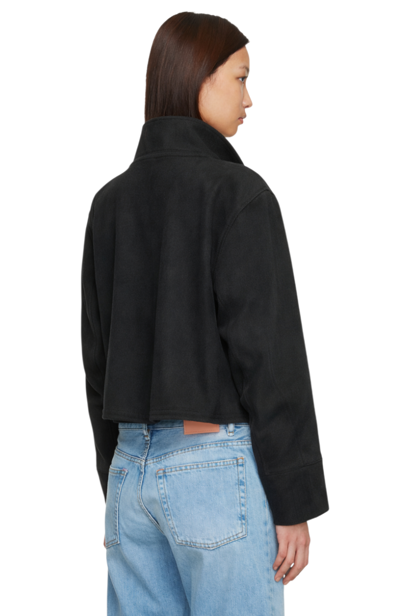 Wool Blend Long Sleeve Outerwear